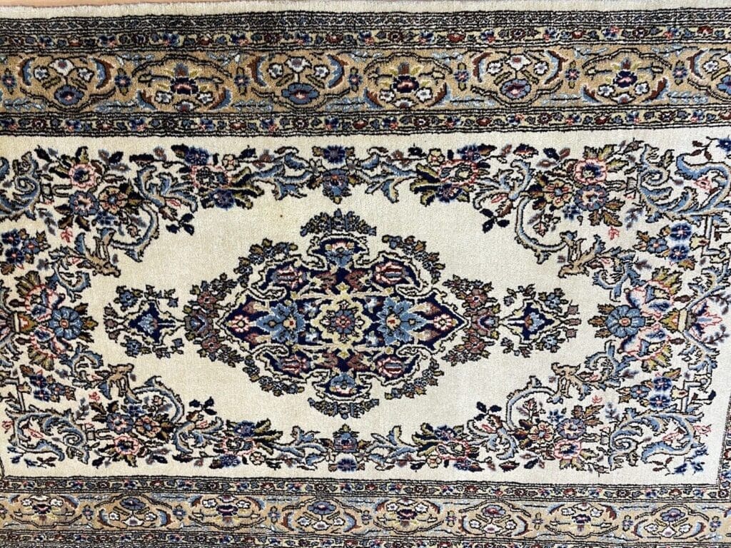 Perserteppich Ghom 175x102 cm Korkwolle handgeknüpft
