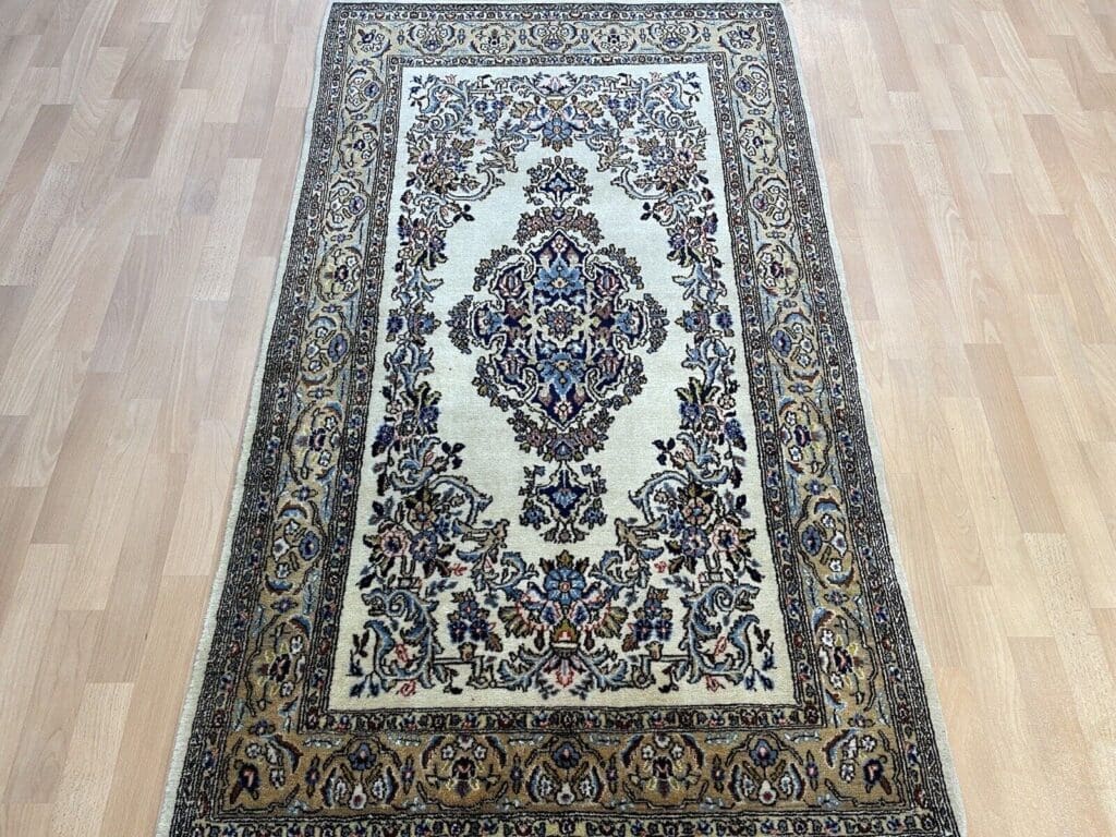 Perserteppich Ghom 175x102 cm Korkwolle handgeknüpft