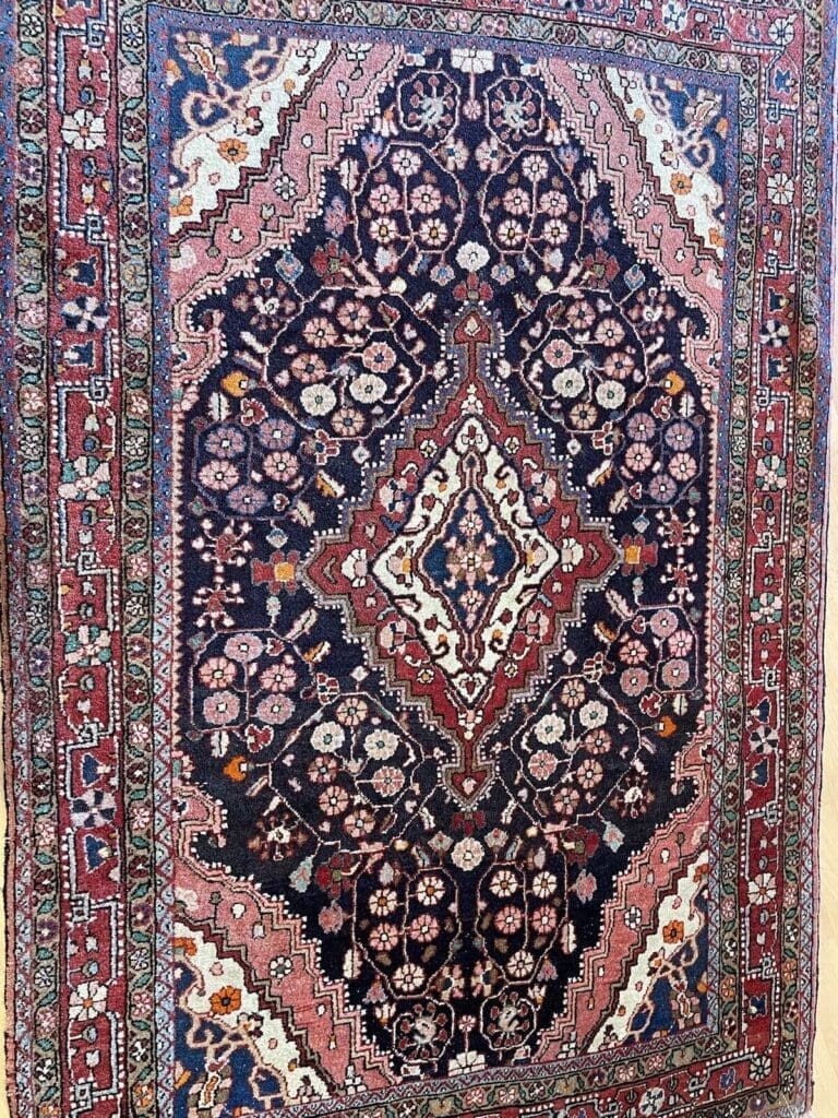 Perserteppich Sarough 167 x 110 cm Wolle handgeknüpft
