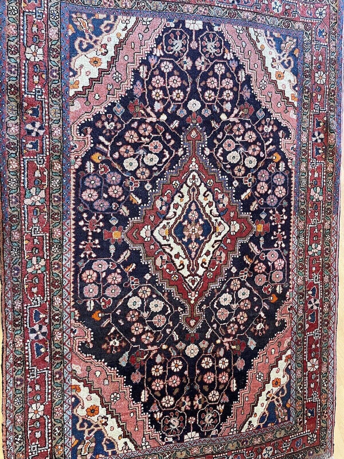 Perserteppich Sarough 167 x 110 cm Wolle handgeknüpft