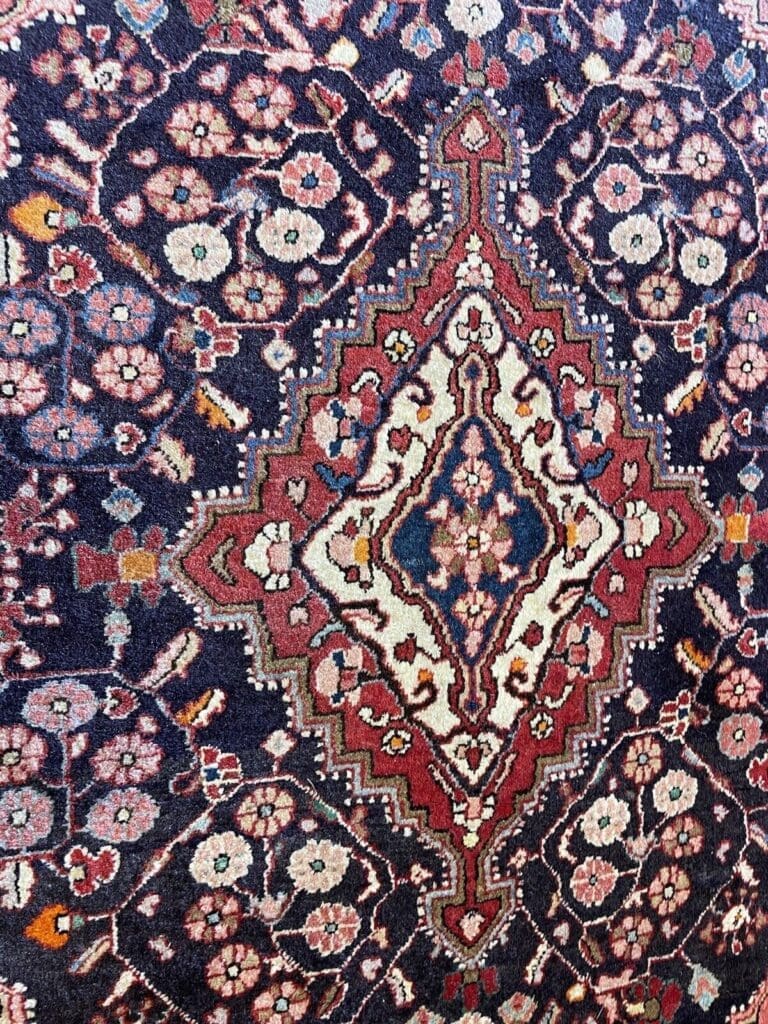 Perserteppich Sarough 167 x 110 cm Wolle handgeknüpft