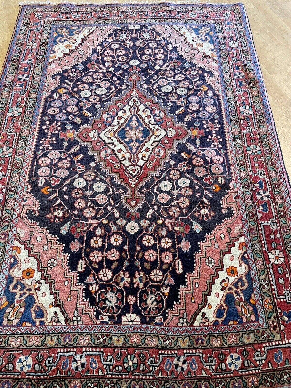 Perserteppich Sarough 167 x 110 cm Wolle handgeknüpft