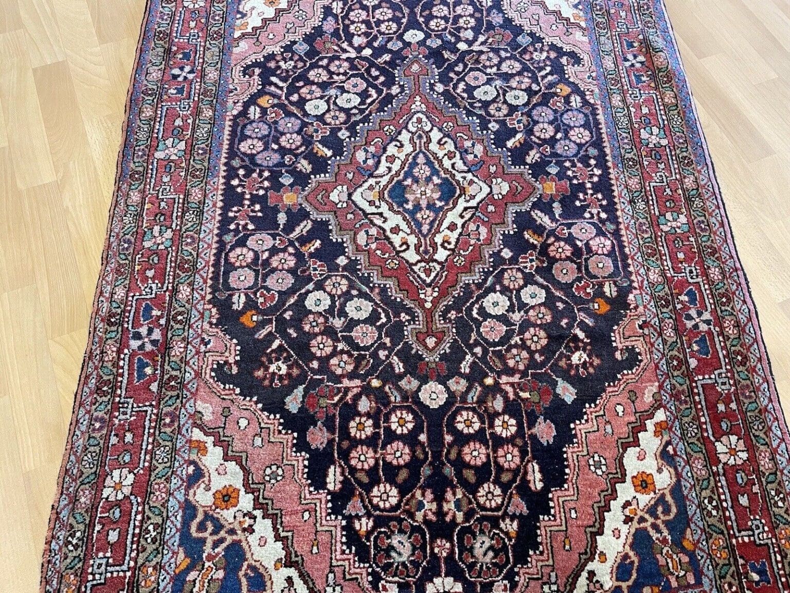 Perserteppich Sarough 167 x 110 cm Wolle handgeknüpft