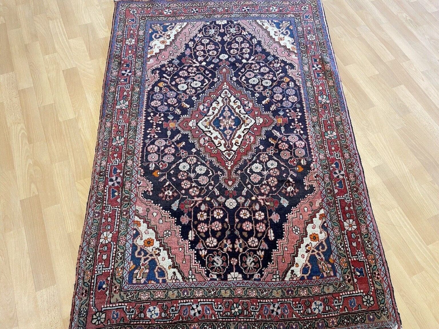 Perserteppich Sarough 167 x 110 cm Wolle handgeknüpft