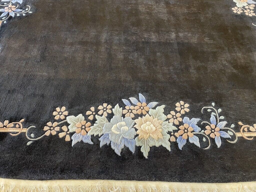 klassischer-peking-china-teppich-350x250-cm-hochflor-ca-2cm-schwarzes-5 Orientteppich Peking 350 x 250 cm Wolle handgeknüpft