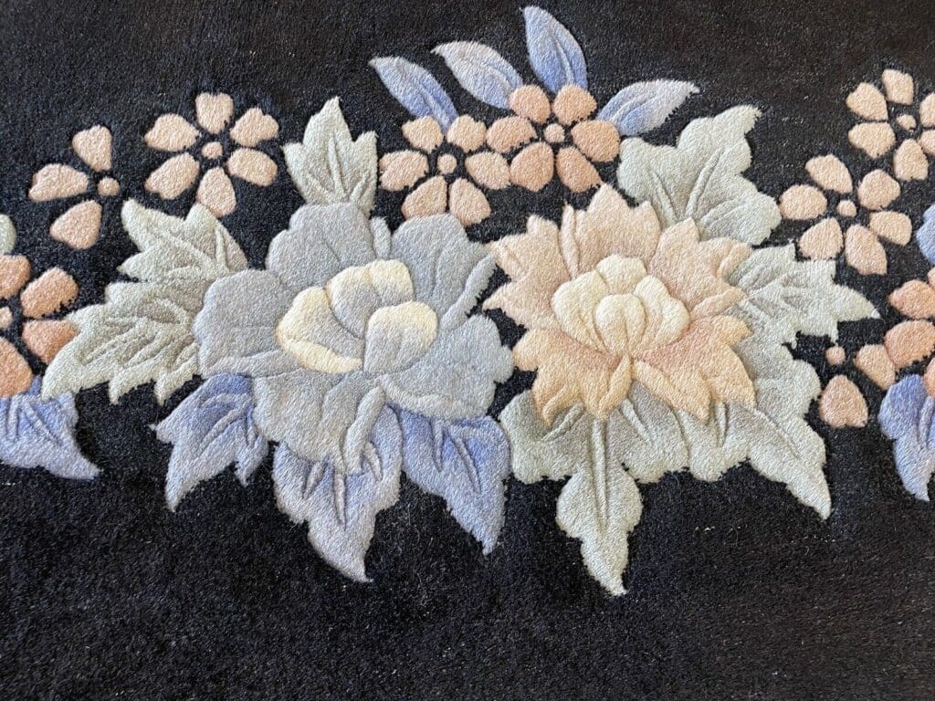 klassischer-peking-china-teppich-350x250-cm-hochflor-ca-2cm-schwarzes-7 Orientteppich Peking 350 x 250 cm Wolle handgeknüpft