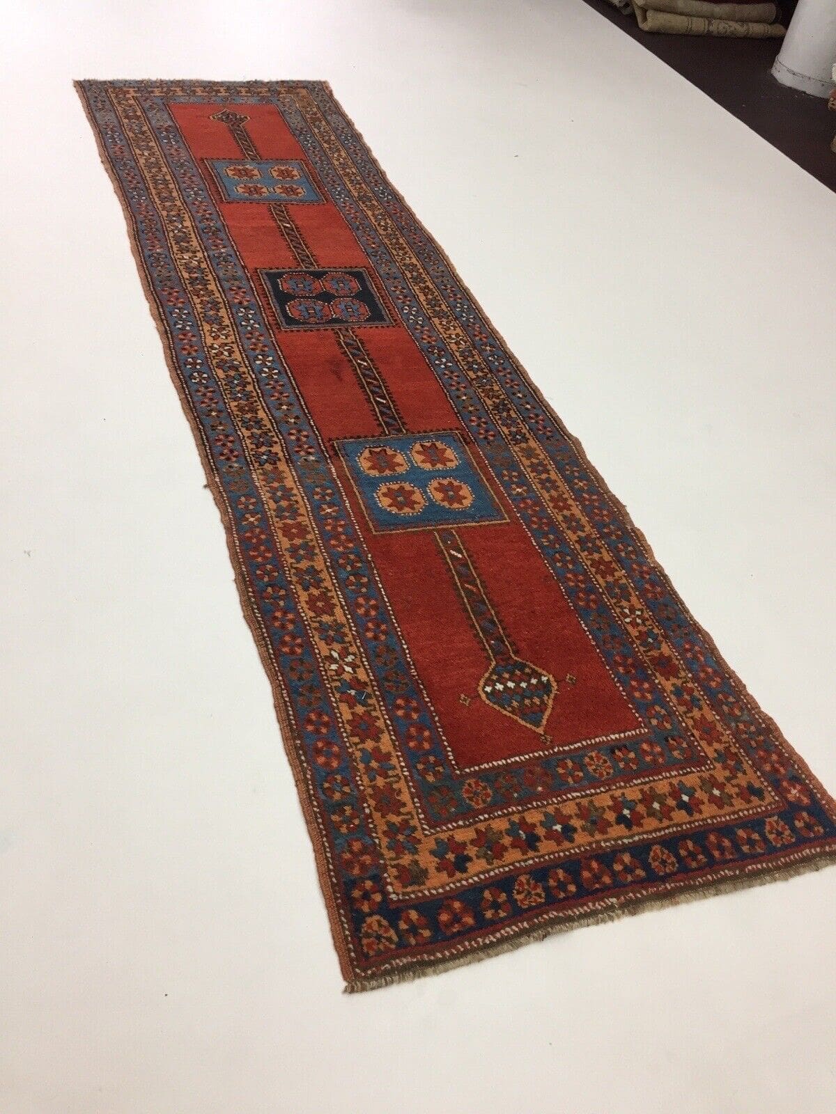 Orientteppich Anatolien 310 x 80 cm Wolle handgeknüpft