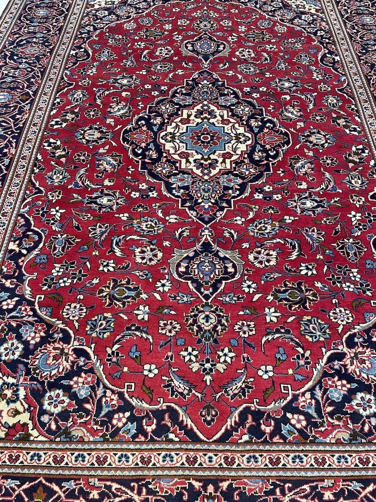 Perserteppich Kaschan 337x242 cm Wolle handgeknüpft