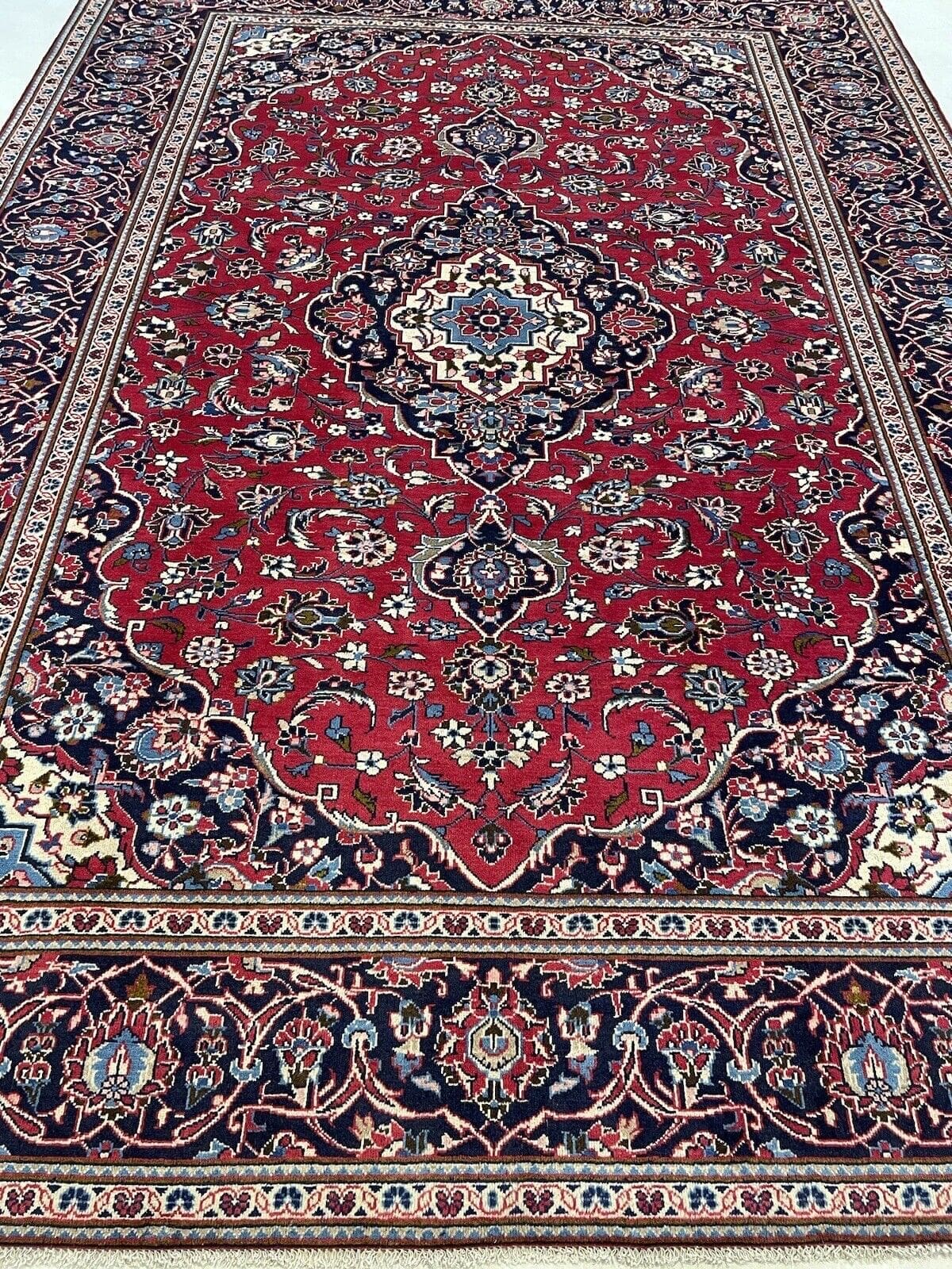 Perserteppich Kaschan 337x242 cm Wolle handgeknüpft
