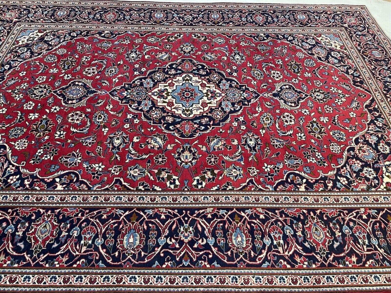 Perserteppich Kaschan 337x242 cm Wolle handgeknüpft