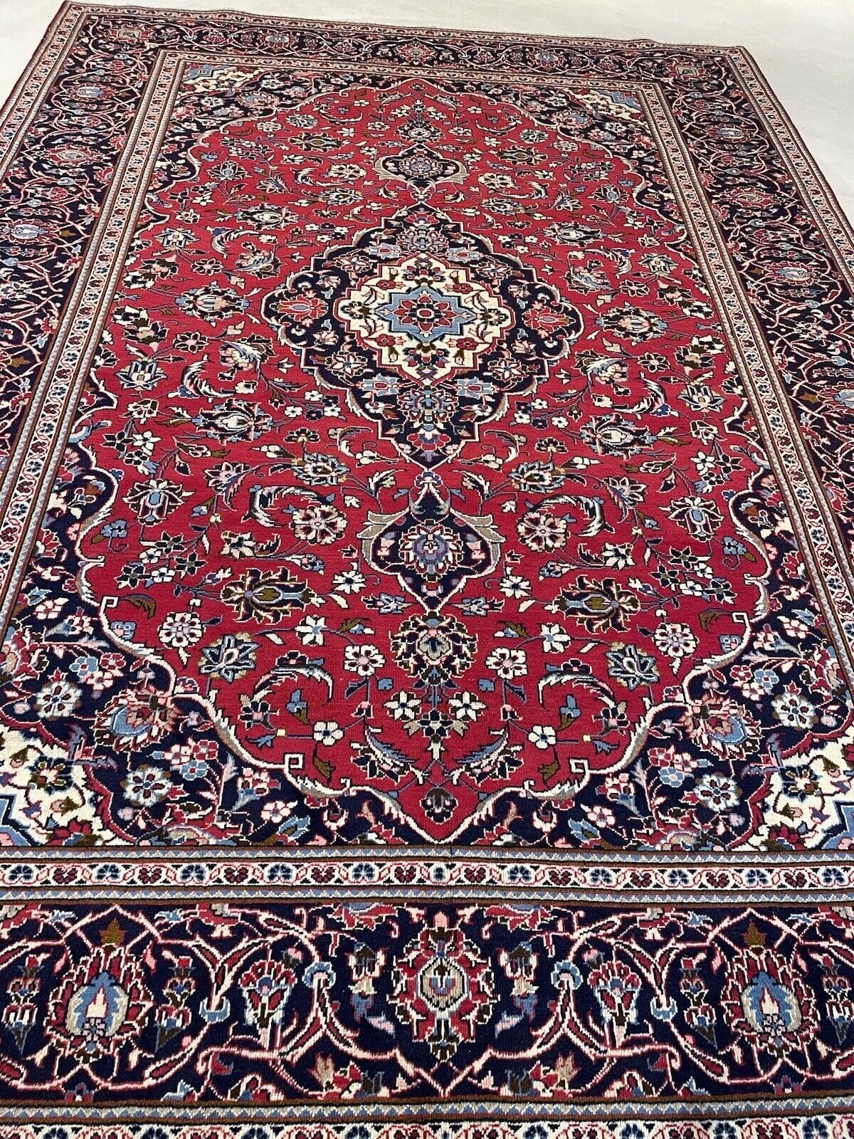Perserteppich Kaschan 337x242 cm Wolle handgeknüpft