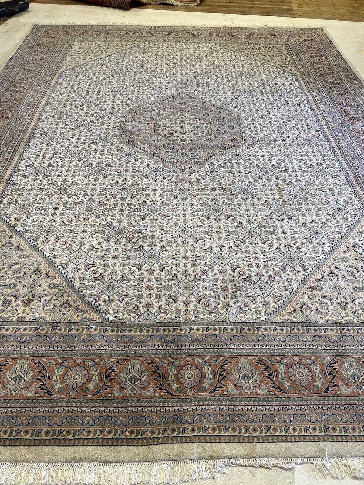Perserteppich Bijar 400 x 300 cm Wolle handgeknüpft