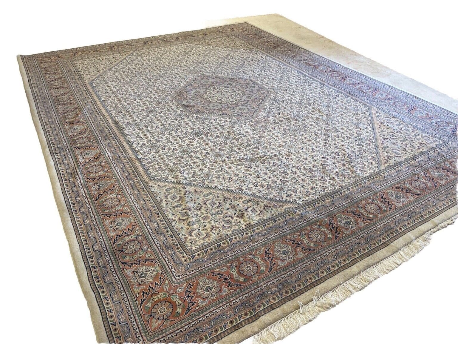 Perserteppich Bijar 400 x 300 cm Wolle handgeknüpft