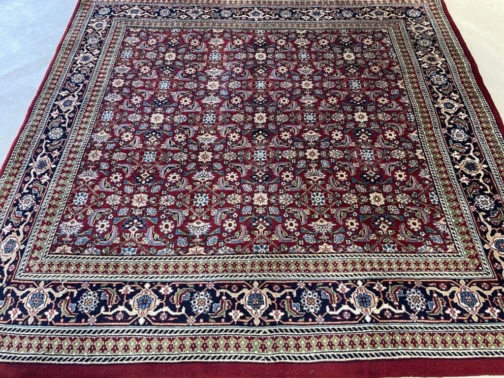 Orientteppich Kaschmir 200x200 cm Wolle handgeknüpft