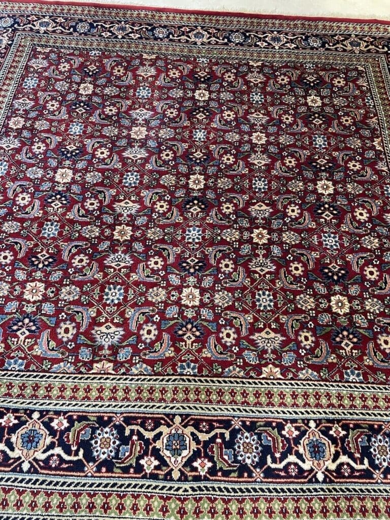 Orientteppich Kaschmir 200x200 cm Wolle handgeknüpft