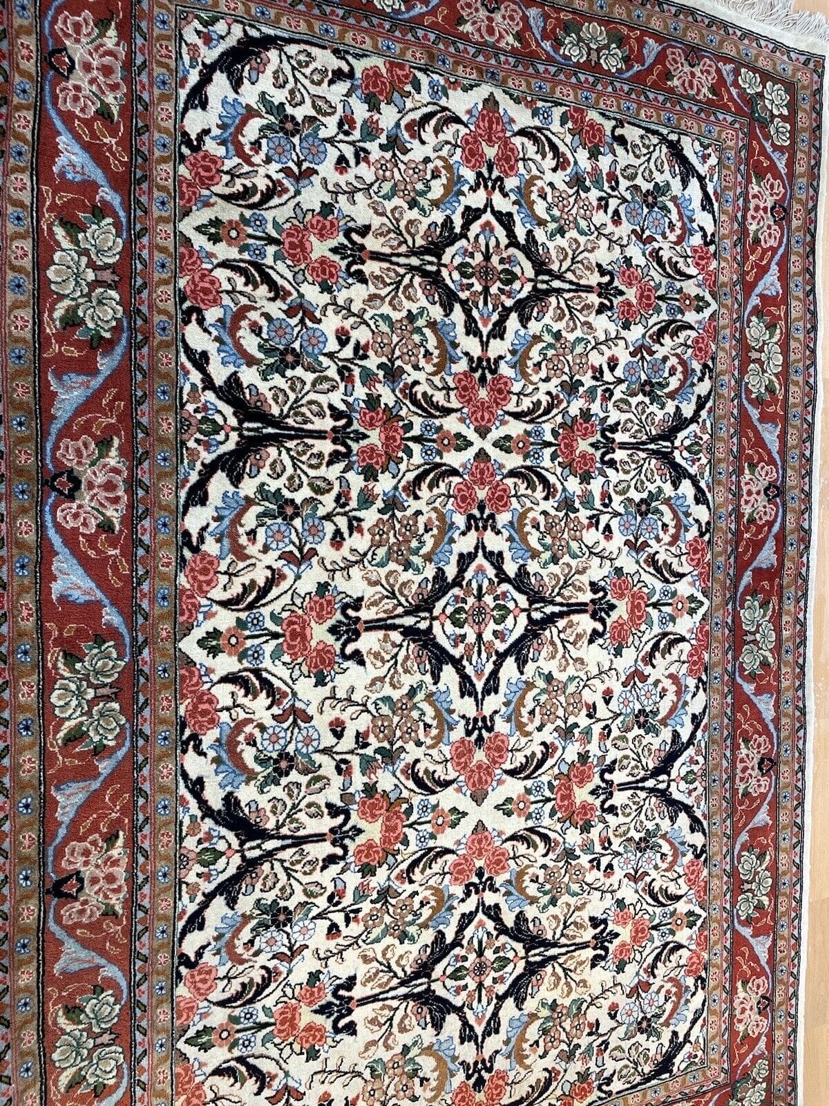 Perserteppich Tabriz 203 x 140 cm Wolle handgeknüpft