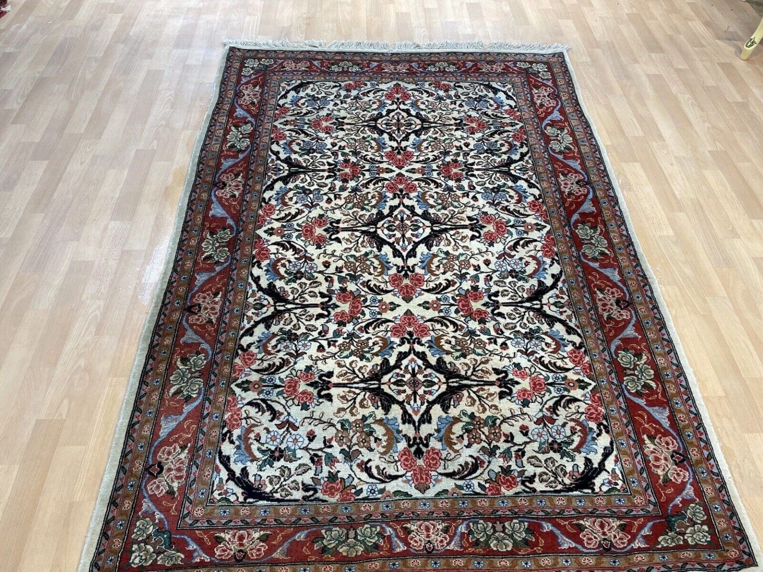 Perserteppich Tabriz 203 x 140 cm Wolle handgeknüpft