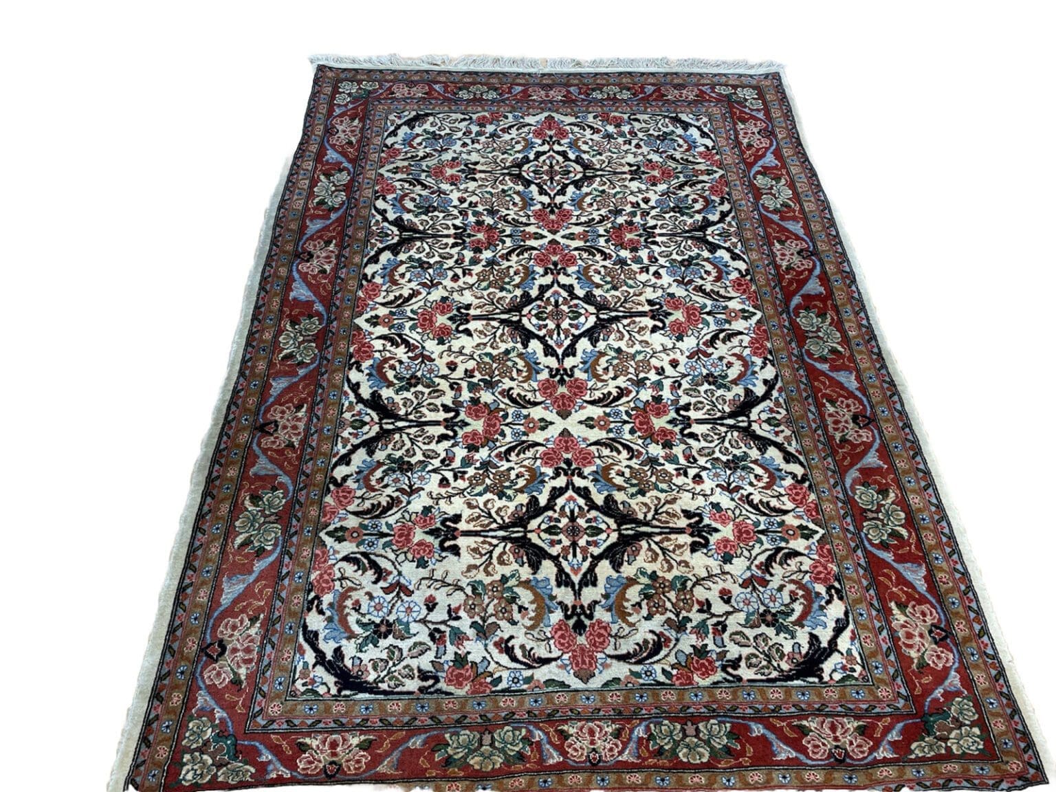 Perserteppich Tabriz 203 x 140 cm Wolle handgeknüpft