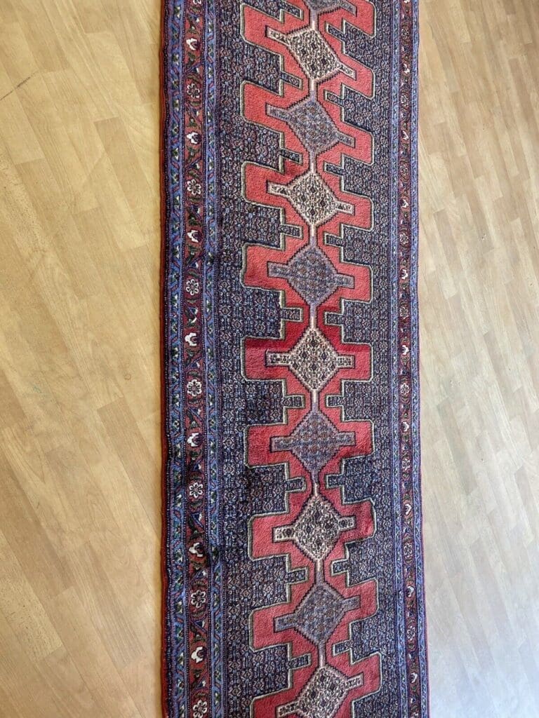 Perserteppich Senne 300x80 cm Wolle handgeknüpft