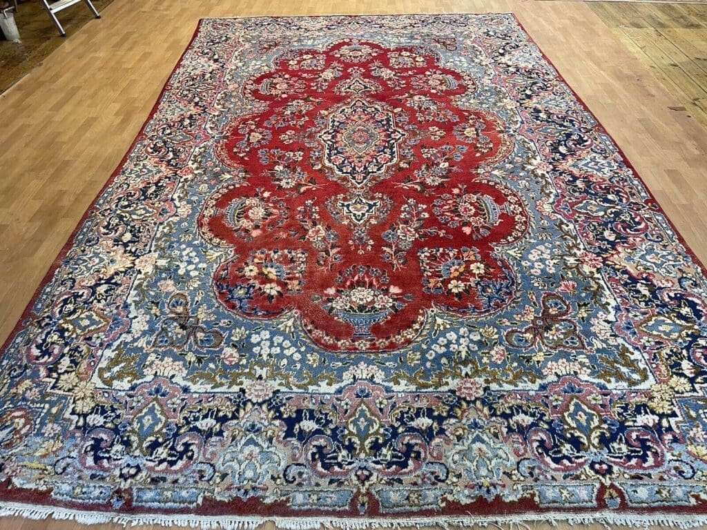 Perserteppich Kerman 350x250 cm Wolle handgeknüpft