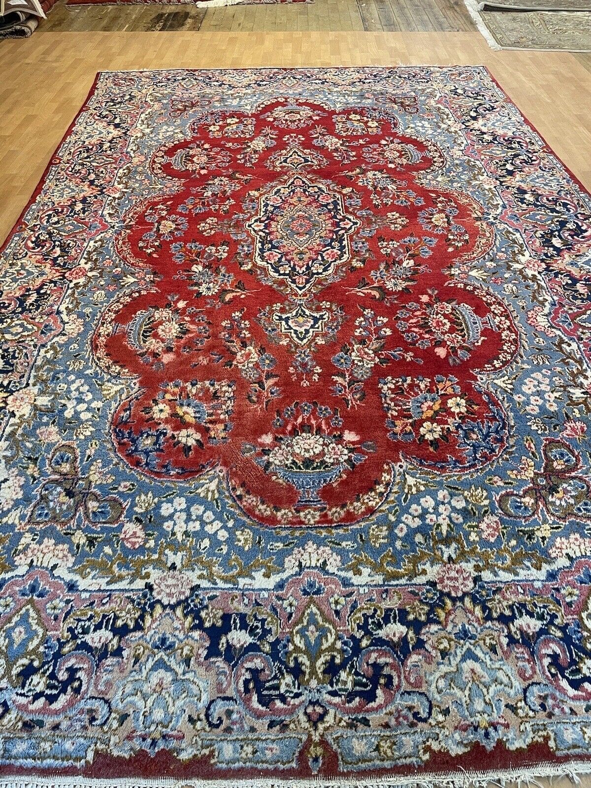 Perserteppich Kerman 350x250 cm Wolle handgeknüpft