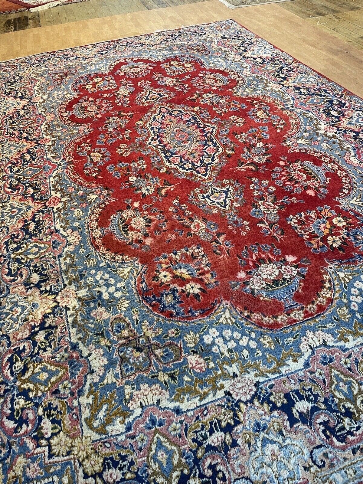 Perserteppich Kerman 350x250 cm Wolle handgeknüpft