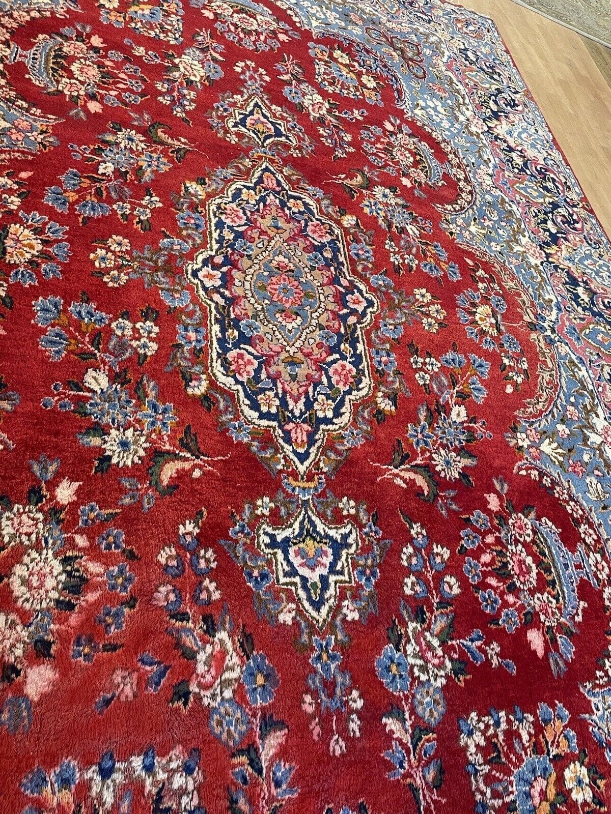 Perserteppich Kerman 350x250 cm Wolle handgeknüpft