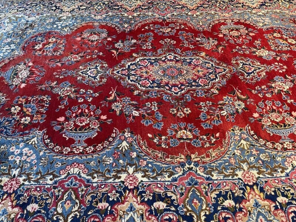 Perserteppich Kerman 350x250 cm Wolle handgeknüpft