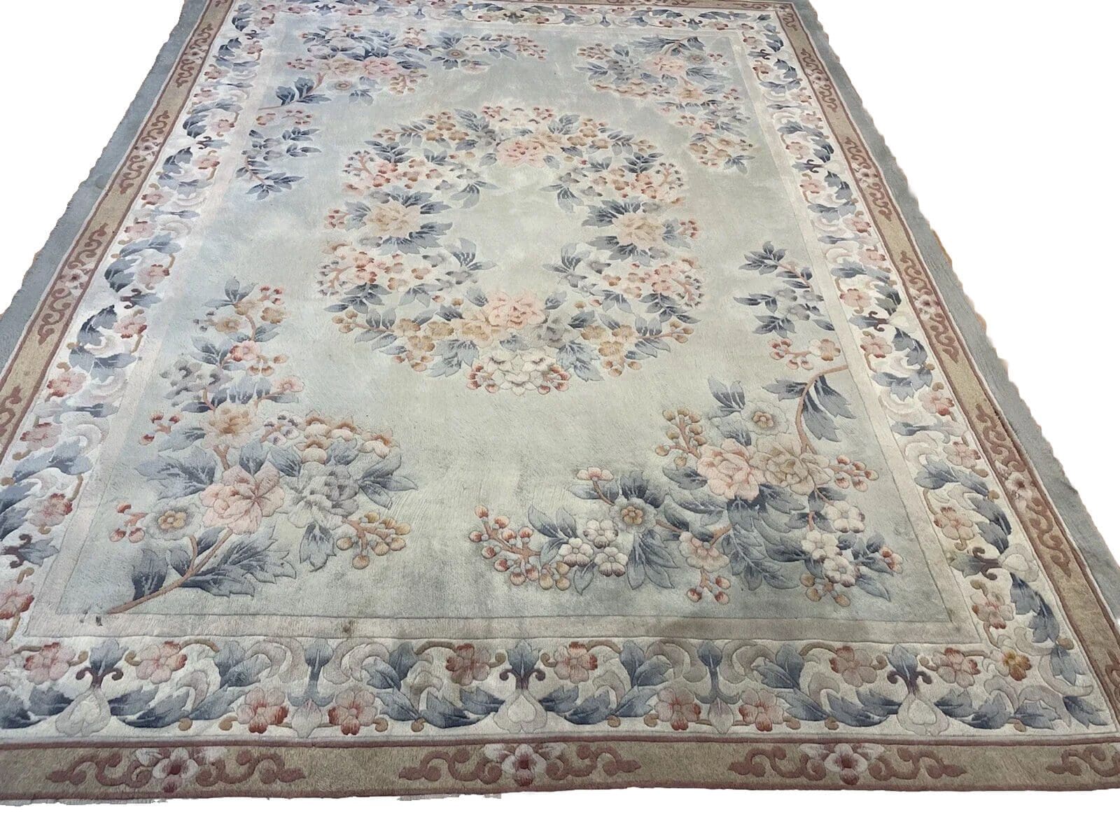 Orientteppich Nepal 350x250 cm Wolle handgeknüpft