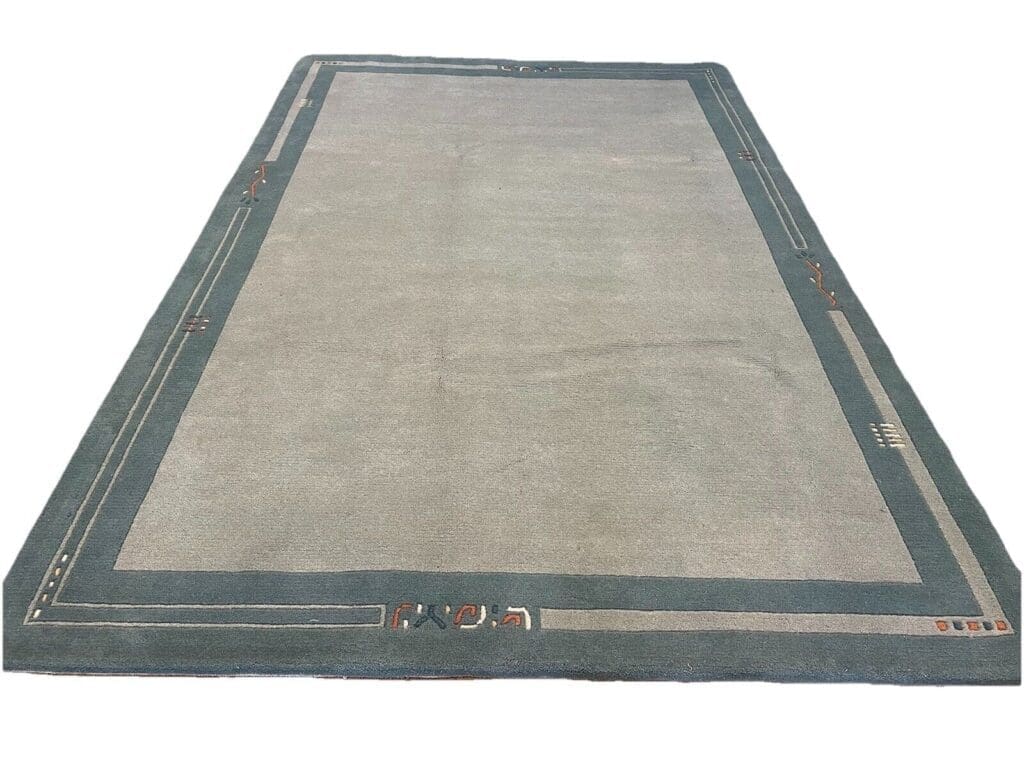 pastell-gruner-perserteppich-300x200-cm-100-handgeknupft-nach-original-1 Orientteppich Nepal 300 x 200 cm Wolle handgeknüpft