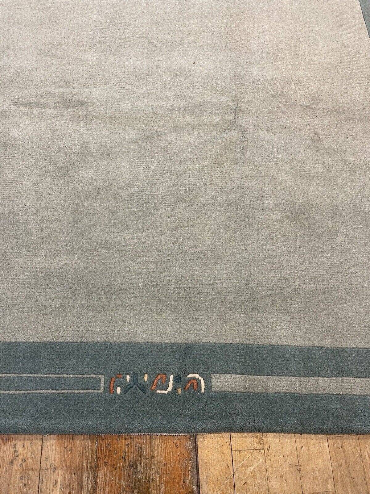 pastell-gruner-perserteppich-300x200-cm-100-handgeknupft-nach-original-6 Orientteppich Nepal 300 x 200 cm Wolle handgeknüpft