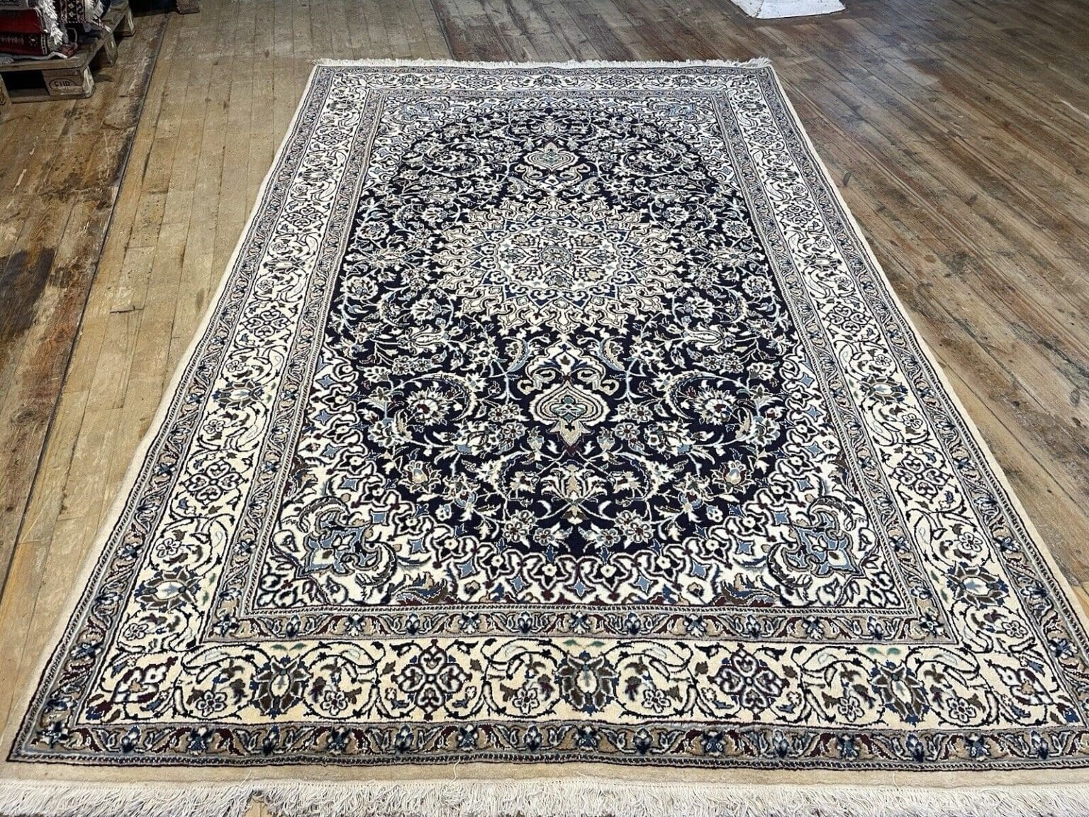 Perserteppich Nain 300x200 cm Wolle handgeknüpft