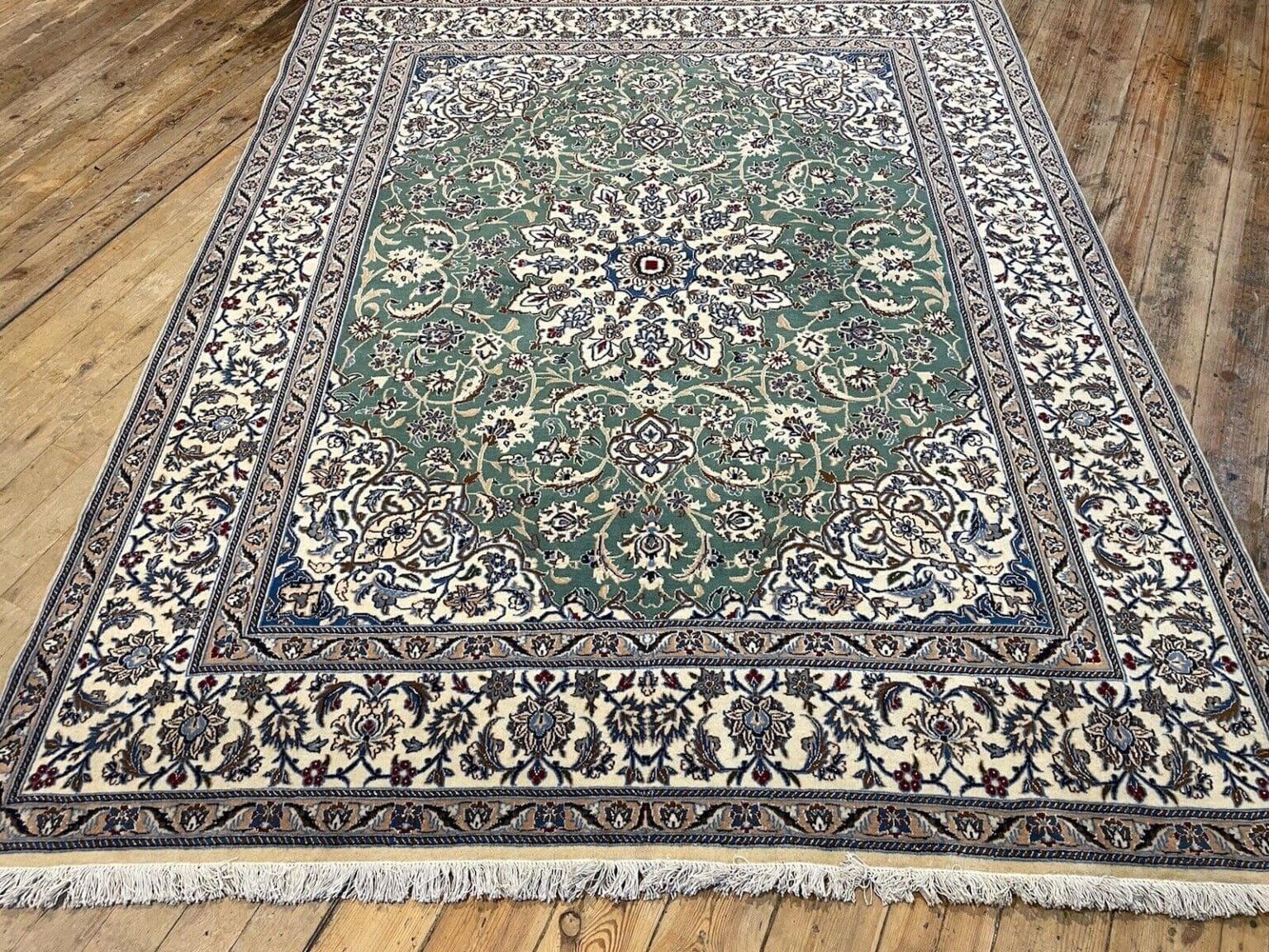 Perserteppich Nain 300 x 200 cm Wolle handgeknüpft