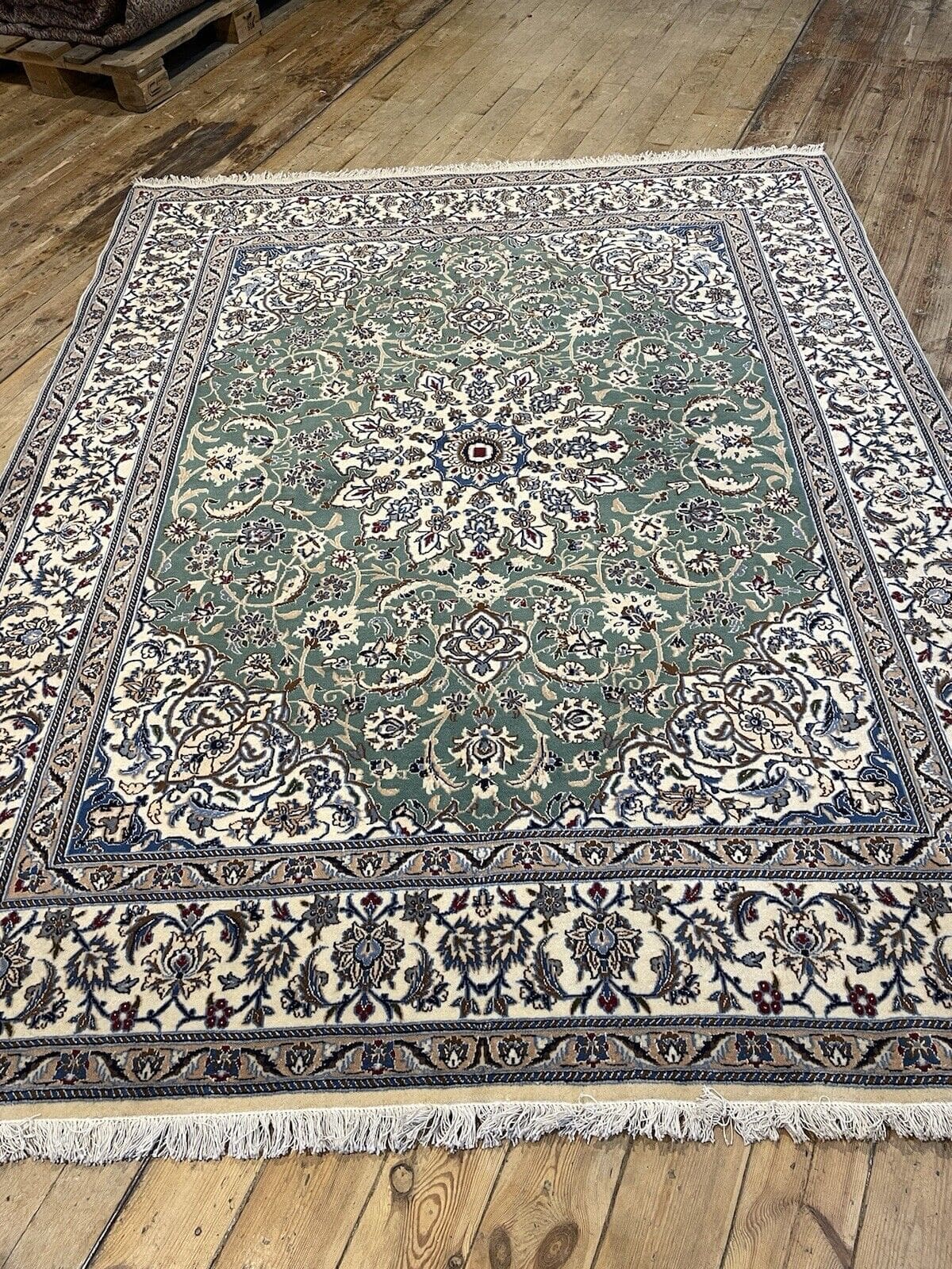 Perserteppich Nain 300 x 200 cm Wolle handgeknüpft