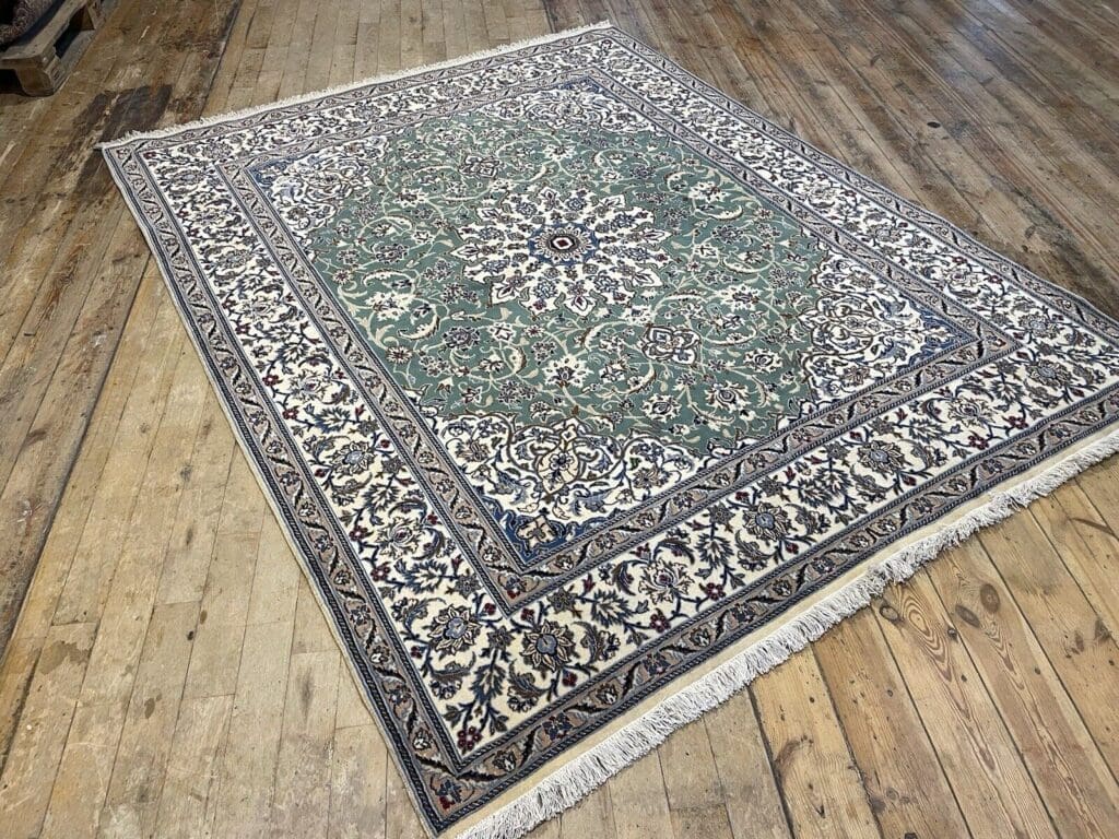 Perserteppich Nain 300 x 200 cm Wolle handgeknüpft