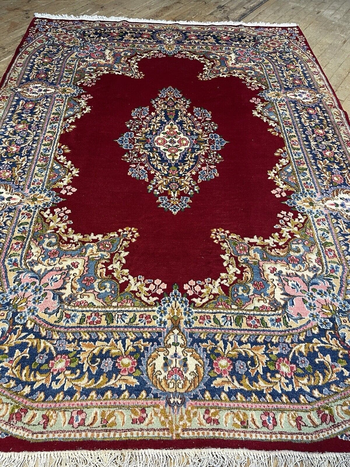 Perserteppich Kerman 300 x 200 cm Wolle handgeknüpft