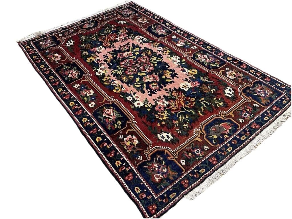 seltener-perserteppich-277x146-cm-handgeknupft-unbenutzt-mit-2 Perserteppich 277x146 cm Wolle handgeknüpft