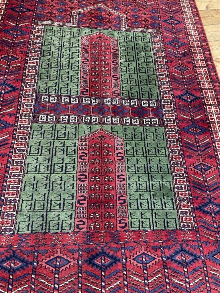 Orientteppich Afghan 193x125 cm Wolle handgeknüpft