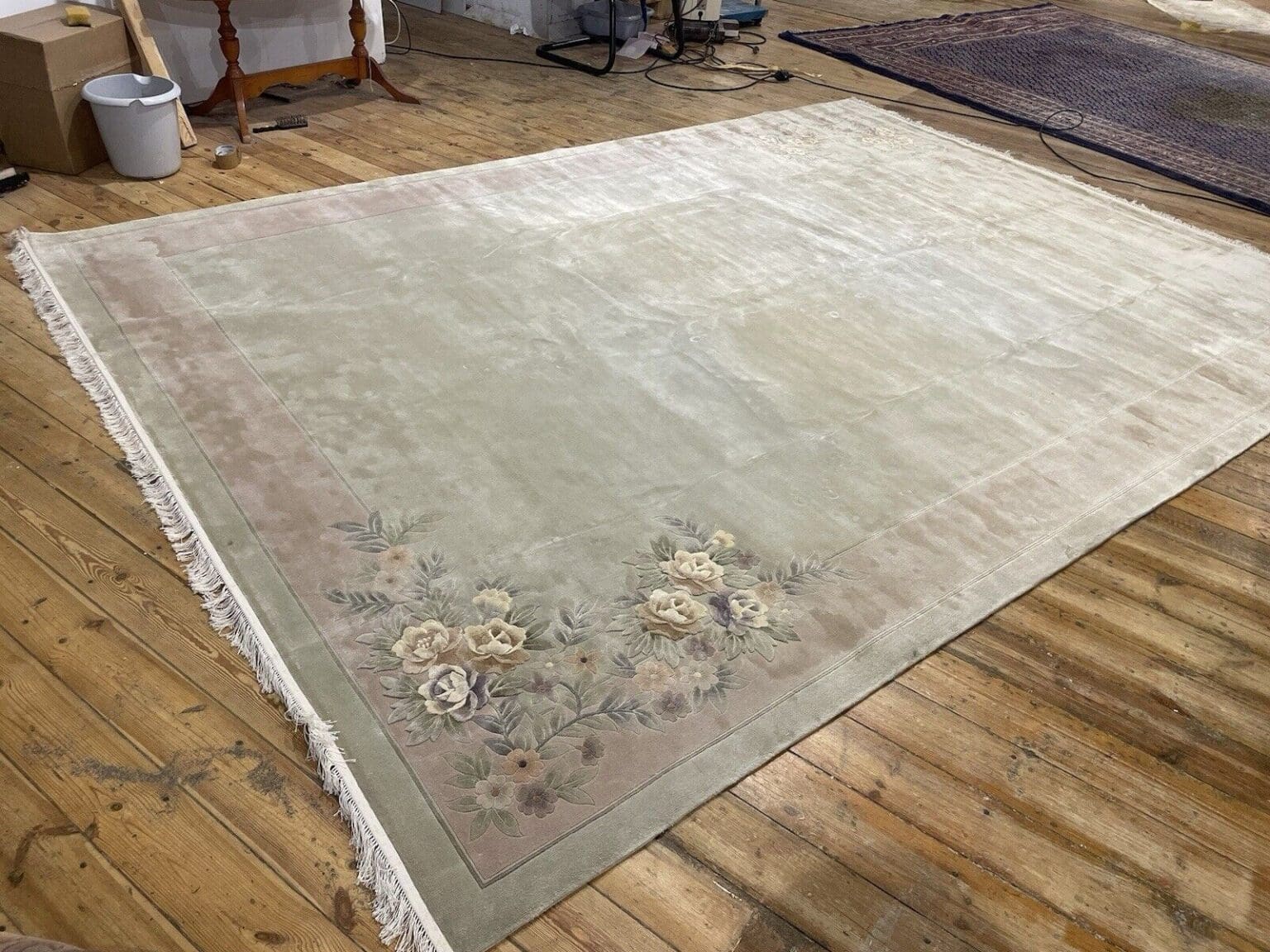 Orientteppich China 350 x 250 cm Seide handgeknüpft
