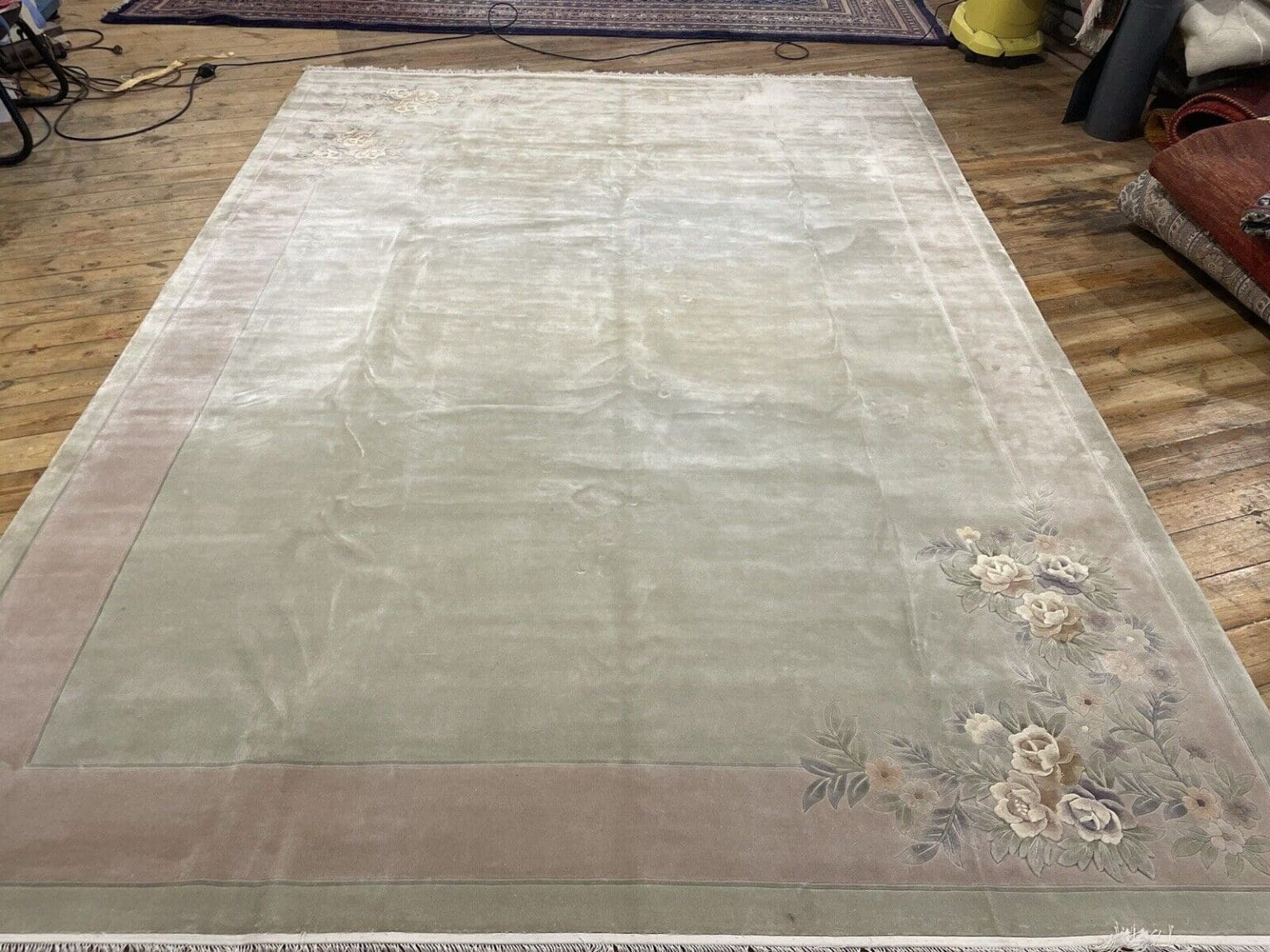 Orientteppich China 350 x 250 cm Seide handgeknüpft
