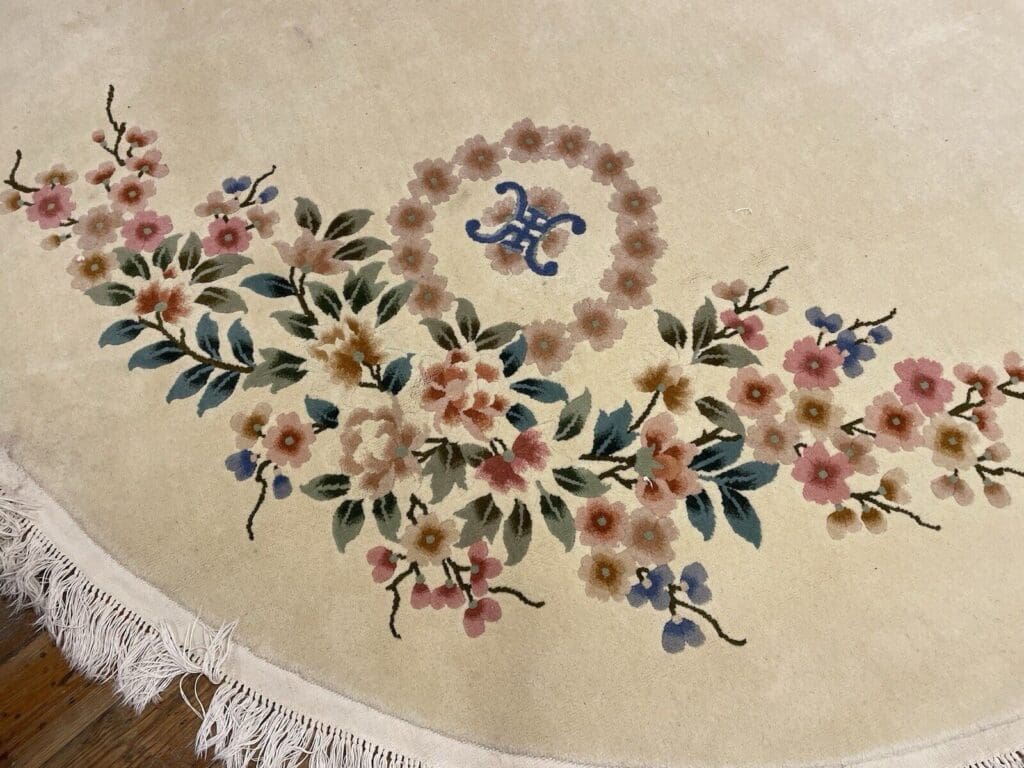 exklusiver-beige-perserteppich-o-2-50m-top-zustand-royal-peking-muster-1-9 Orientteppich Peking 2,50m Wolle handgeknüpft