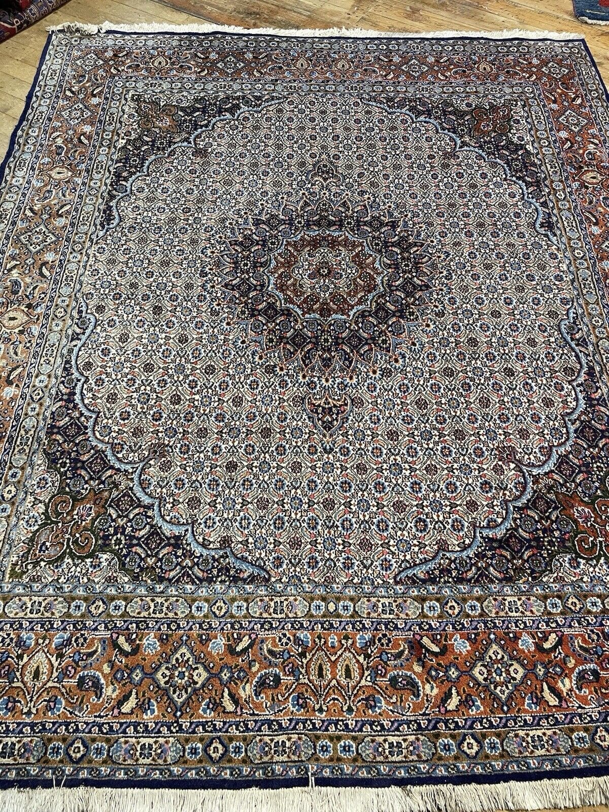 Perserteppich Moud 250x200 cm Seide handgeknüpft