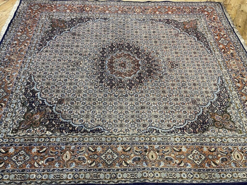 Perserteppich Moud 250x200 cm Seide handgeknüpft