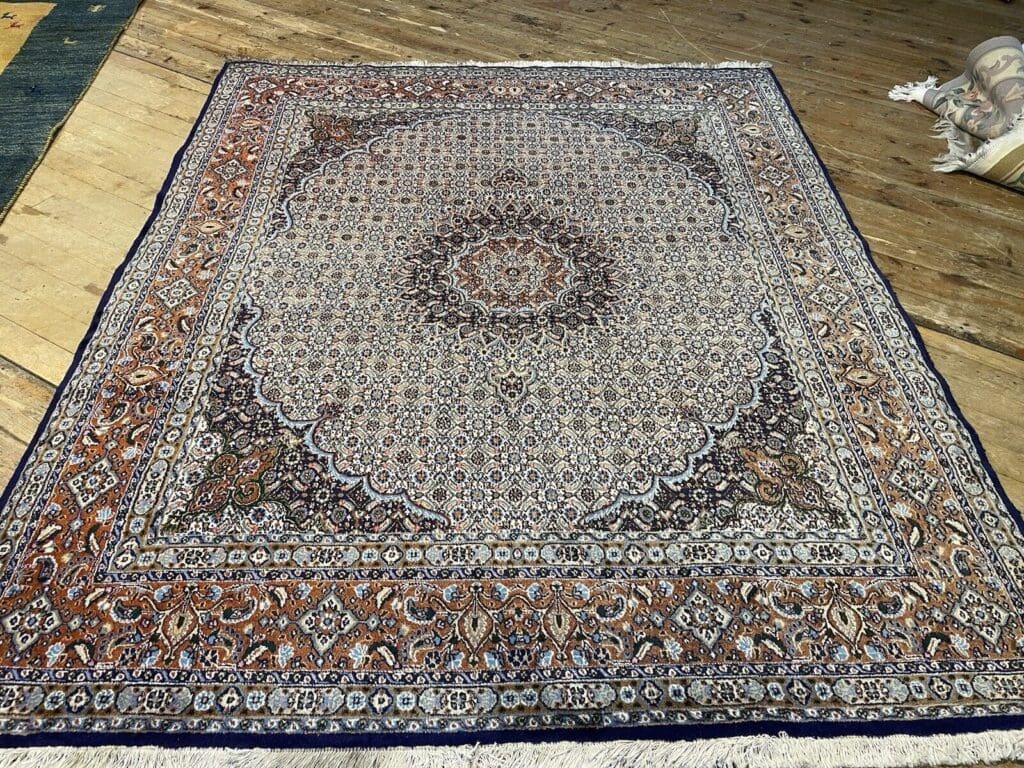 Perserteppich Moud 250x200 cm Seide handgeknüpft