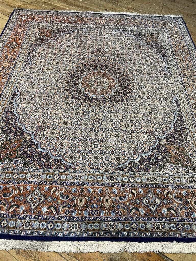 Perserteppich Moud 250x200 cm Seide handgeknüpft