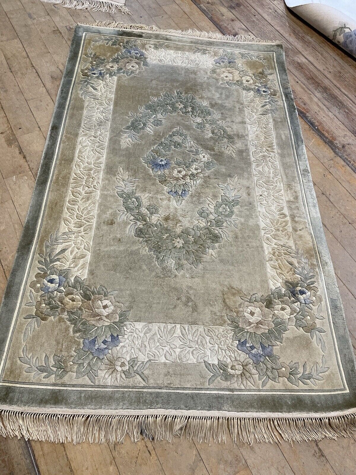 Orientteppich Kaschmir 153 x 90 cm Wolle handgeknüpft