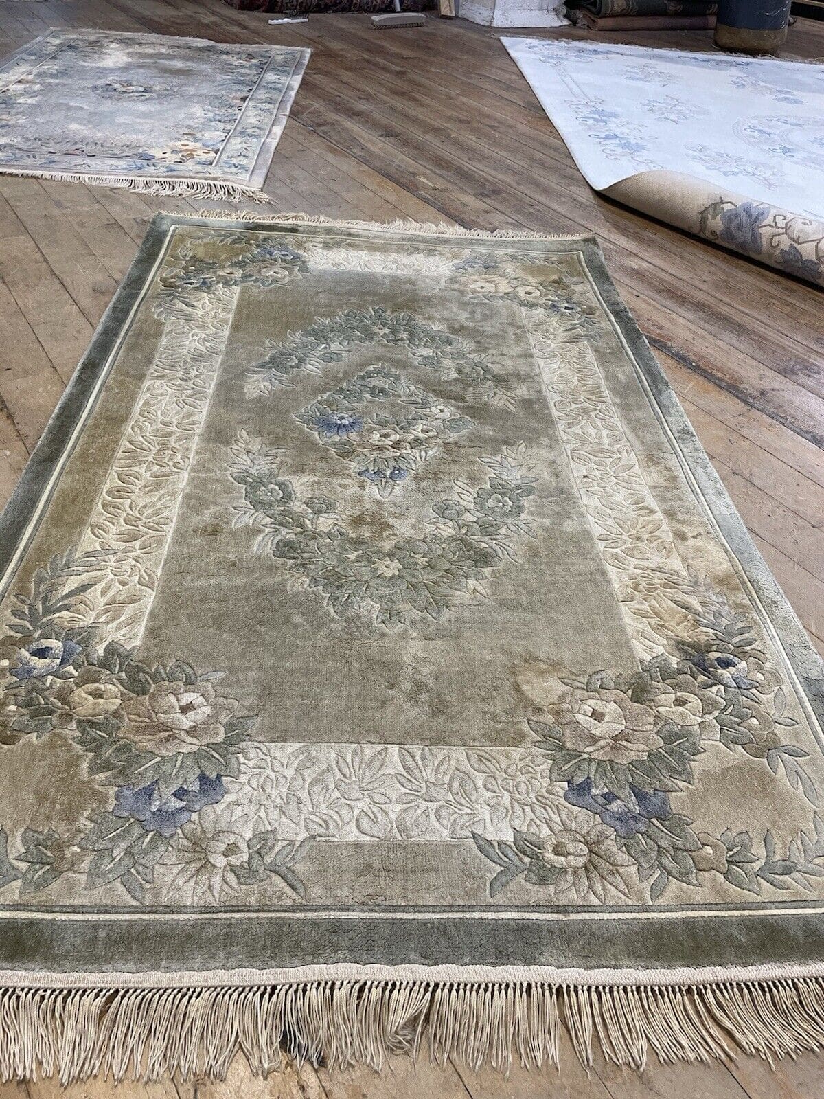 Orientteppich Kaschmir 153 x 90 cm Wolle handgeknüpft