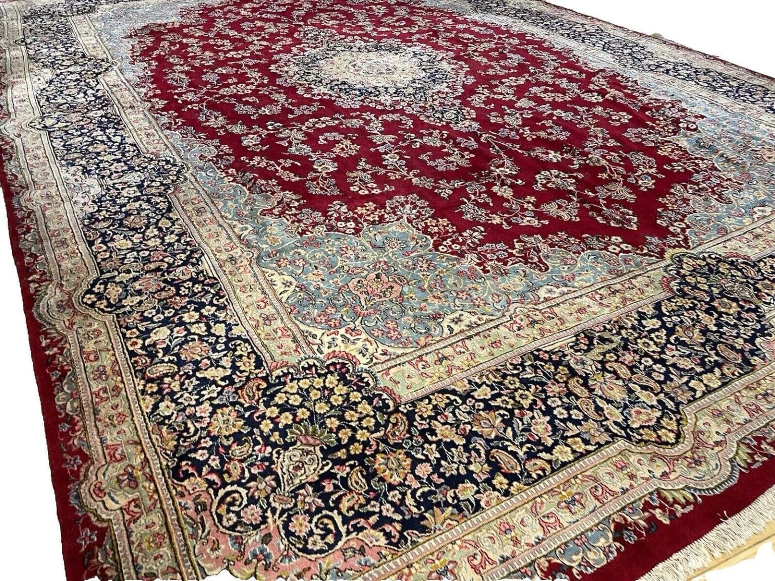 Perserteppich Kerman 640 x 440 cm Wolle handgeknüpft