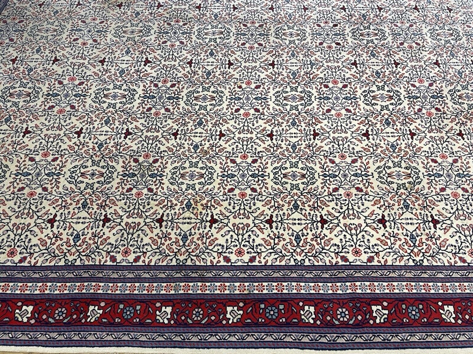 Orientteppich Indien 296 x 206 cm Schurwolle handgeknüpft