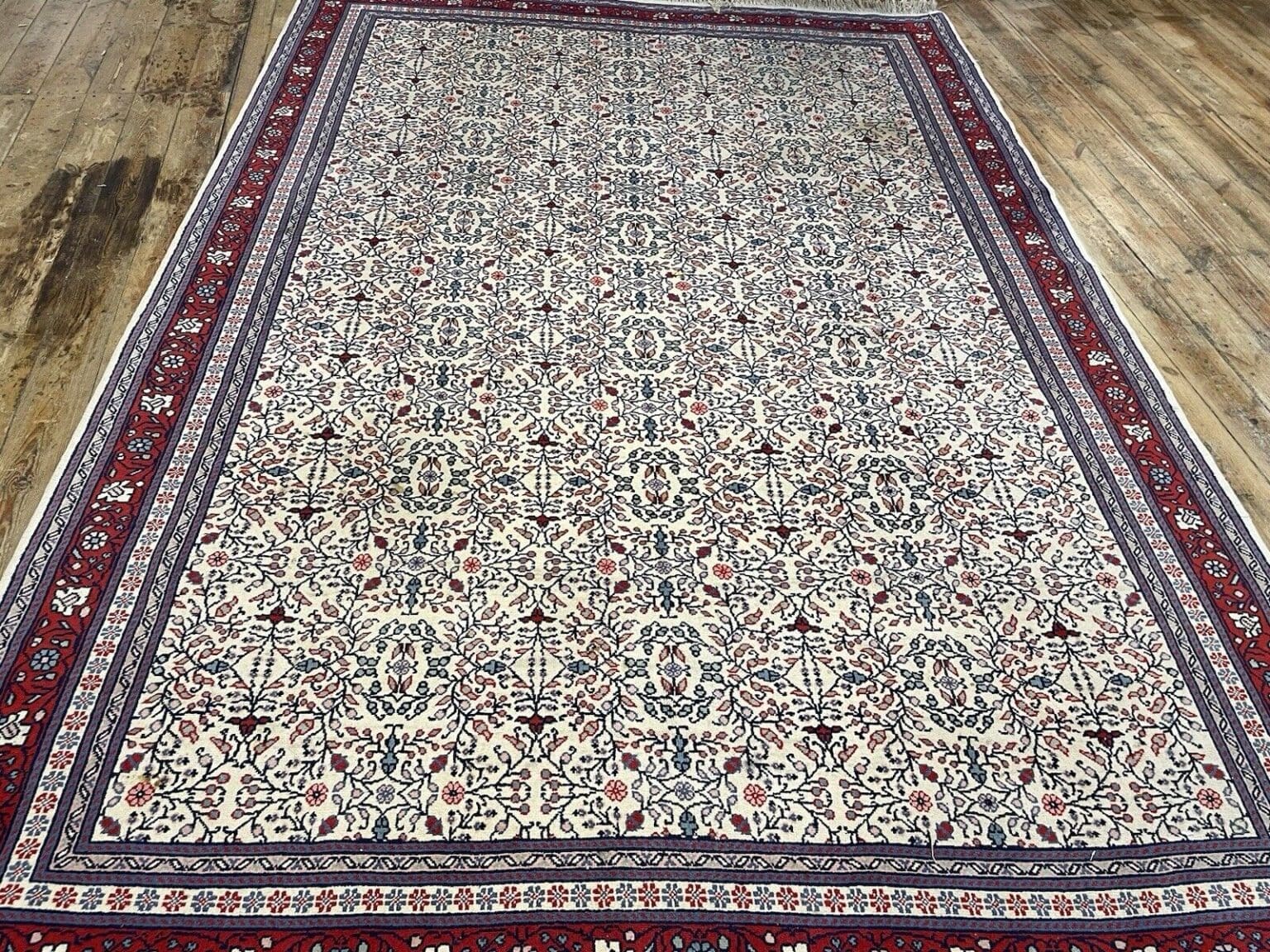 Orientteppich Indien 296 x 206 cm Schurwolle handgeknüpft